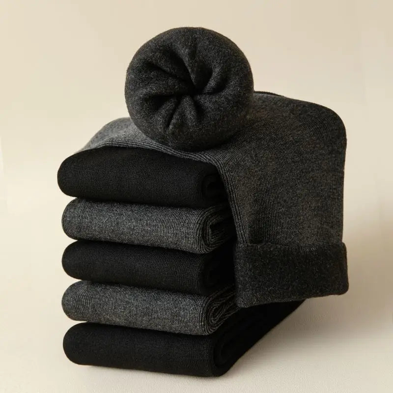 Men's fashion warm thickened padded comfortable casual socks, men's outdoor winter wear must have