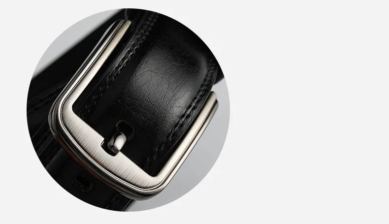 1Pc Deepeel 3.7*110-130cm Men's 2nd Cowskin Leather Belts Male Designer Business Waistband Crafts for Adults Jeans Accessories