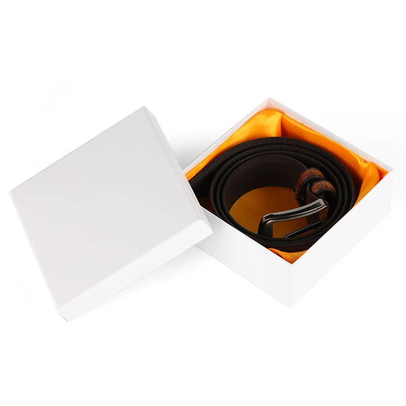 1Pc Deepeel 3.7*110-130cm Men's 2nd Cowskin Leather Belts Male Designer Business Waistband Crafts for Adults Jeans Accessories