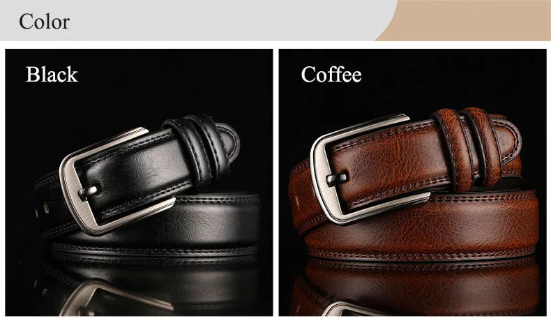 1Pc Deepeel 3.7*110-130cm Men's 2nd Cowskin Leather Belts Male Designer Business Waistband Crafts for Adults Jeans Accessories