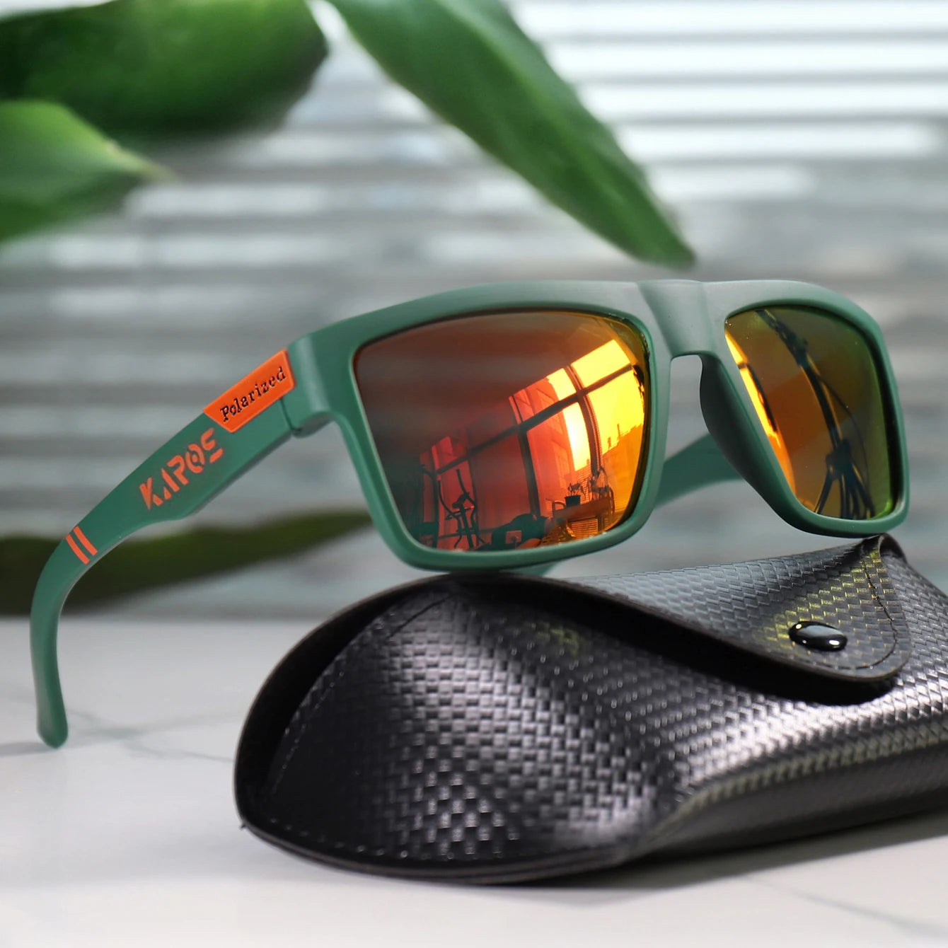 Karos Men's Polarized Sunglasses Square Casual Outdoors Sun Glasses Women Unisex Sunglass Sports Driving Fishing UV400 Eyewear