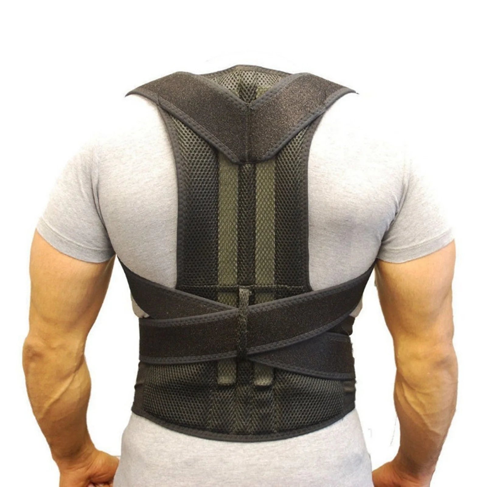 Male Female Adjustable Posture Corrector Corset Back Brace Belt Lumbar Support Straight Corrector Breathable Back Support