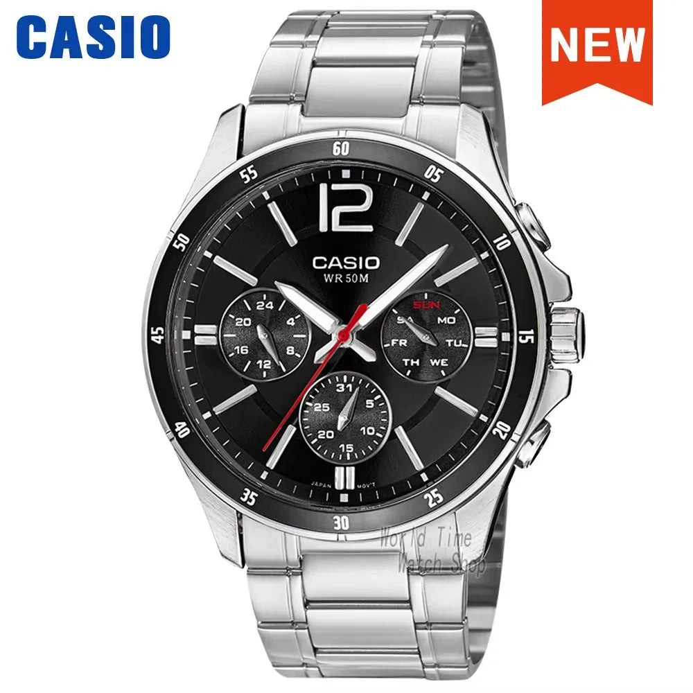 Casio watch for men Business trend quartz watch Waterproof New for 2025 Gifts Simple atmosphere reloj mujer MTP-1374D Series