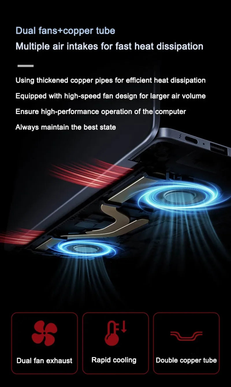 LENO 15.6"Portable Laptop 32GB DDR4 2TB SSD Intel N5095 Wntindows11 Notebook PC Gamer Office Computer with Backlit Fingerpri