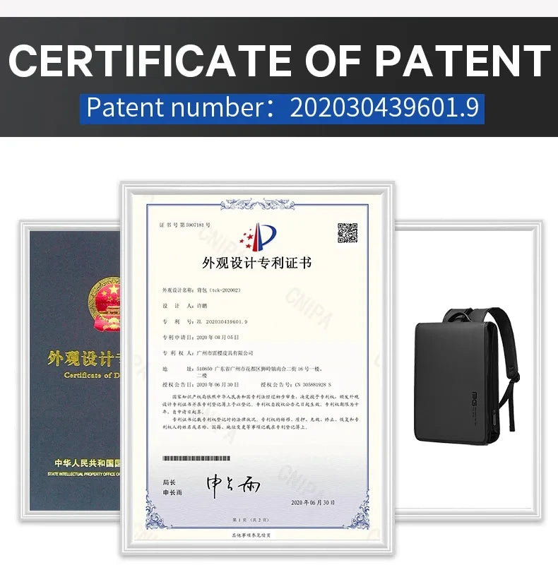 BANGE New Design Men Backpack Waterproof fit for 15.6 inch Laptop Bag Man Travel Bag School bag city business backpack