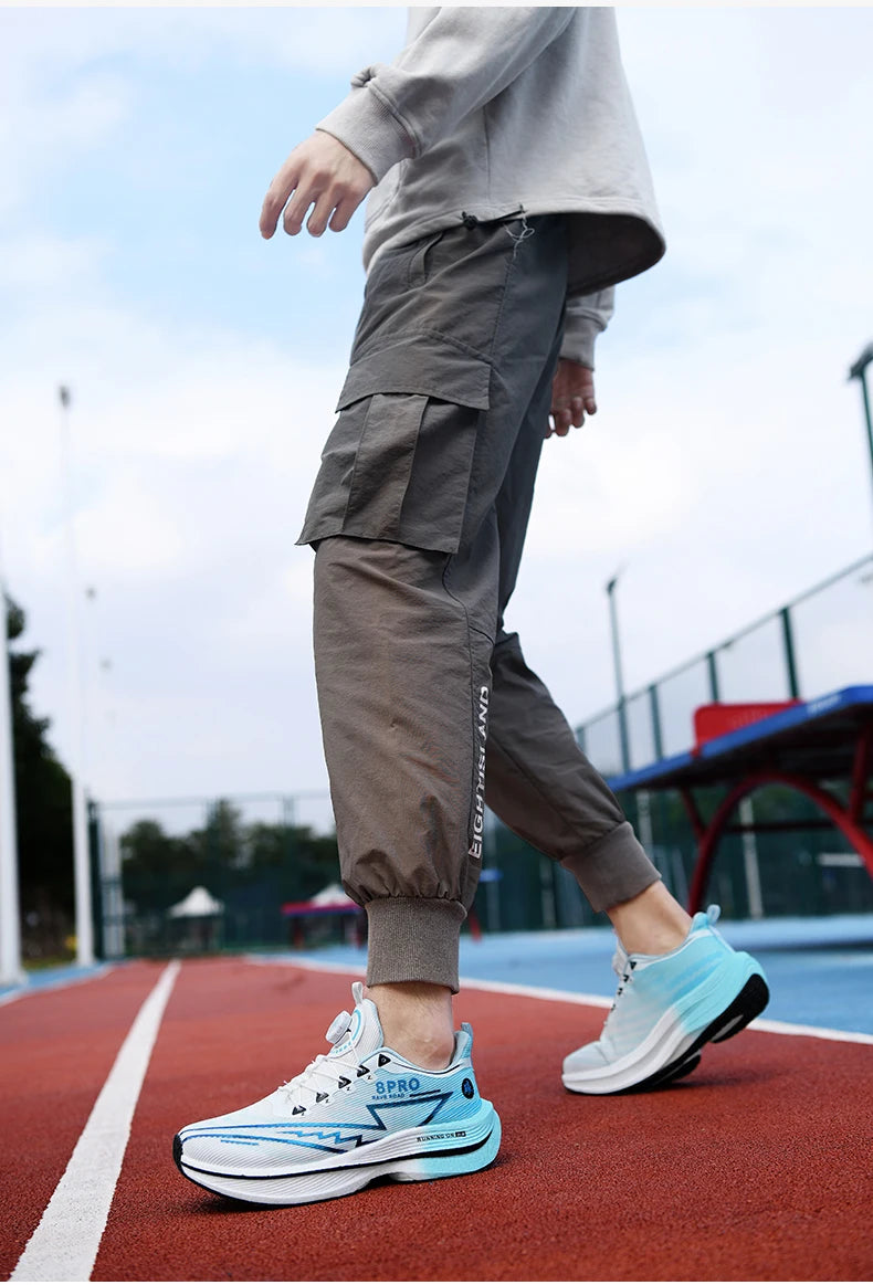 NEW Men Sports Running Shoes Off Marathon Breathable Light Comfortable Women Athletic Sneakers Race Jogging Tenis Air Cushion