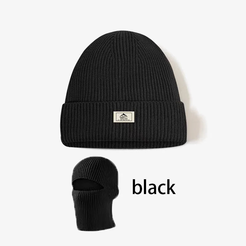 Winter Maple Leaf Hat Men's Knitted Wool Beanies Men Hip-Hop Cap Caps Skullies Hats For Women Skullies Bonnet Unisex Hat Men