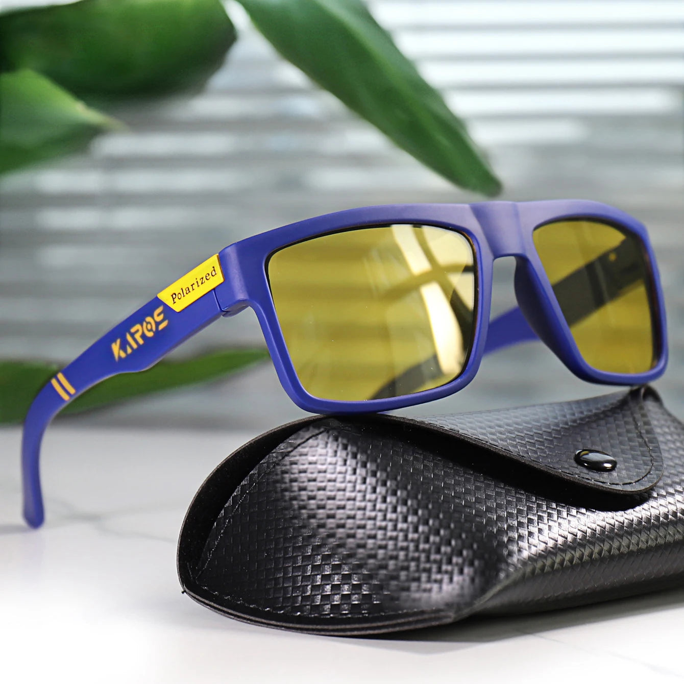 Karos Men's Polarized Sunglasses Square Casual Outdoors Sun Glasses Women Unisex Sunglass Sports Driving Fishing UV400 Eyewear