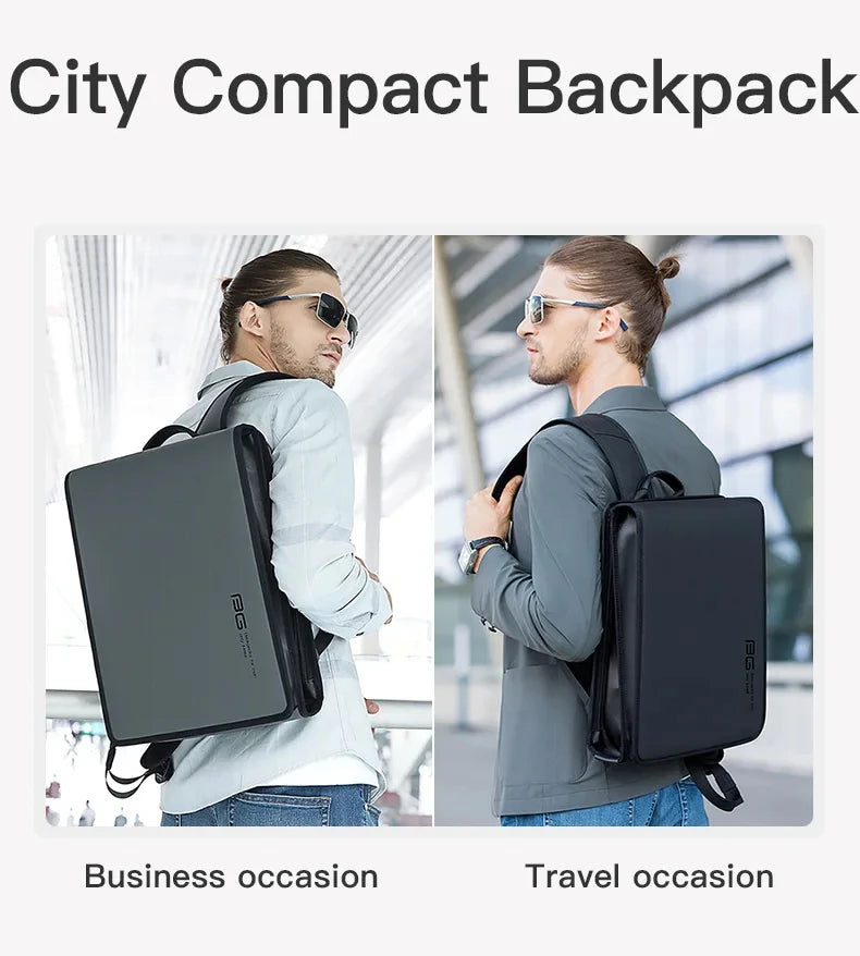 BANGE New Design Men Backpack Waterproof fit for 15.6 inch Laptop Bag Man Travel Bag School bag city business backpack