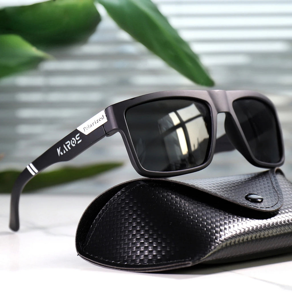 Karos Men's Polarized Sunglasses Square Casual Outdoors Sun Glasses Women Unisex Sunglass Sports Driving Fishing UV400 Eyewear