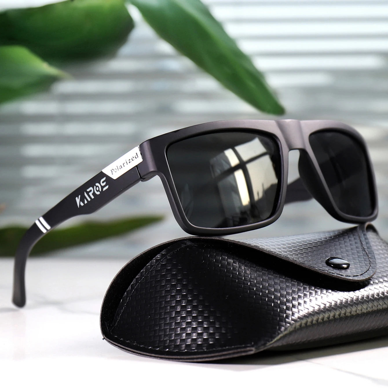 Karos Men's Polarized Sunglasses Square Casual Outdoors Sun Glasses Women Unisex Sunglass Sports Driving Fishing UV400 Eyewear