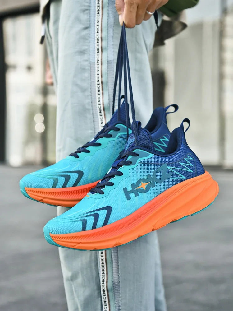 Men Running Shoes Off-road Shoes Outdoor Sneakers Mesh Trainer Race Luxury shoes Breathable Cushioning Couple Non-Slip Fashion