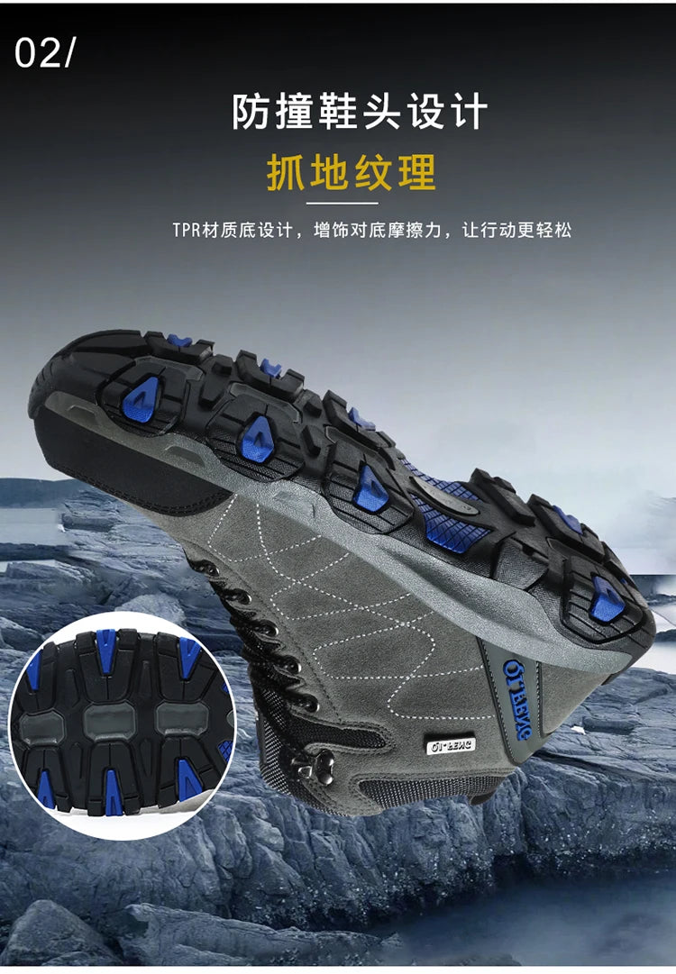 Men Women Outdoor Sports Hiking boots for Couple Autumn Winter Ankle Boot For Man Keep Warm Sneaker Shoe New Arrivial Classic