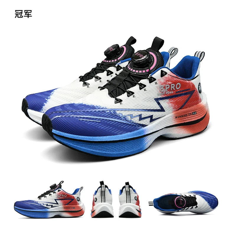NEW Men Sports Running Shoes Off Marathon Breathable Light Comfortable Women Athletic Sneakers Race Jogging Tenis Air Cushion