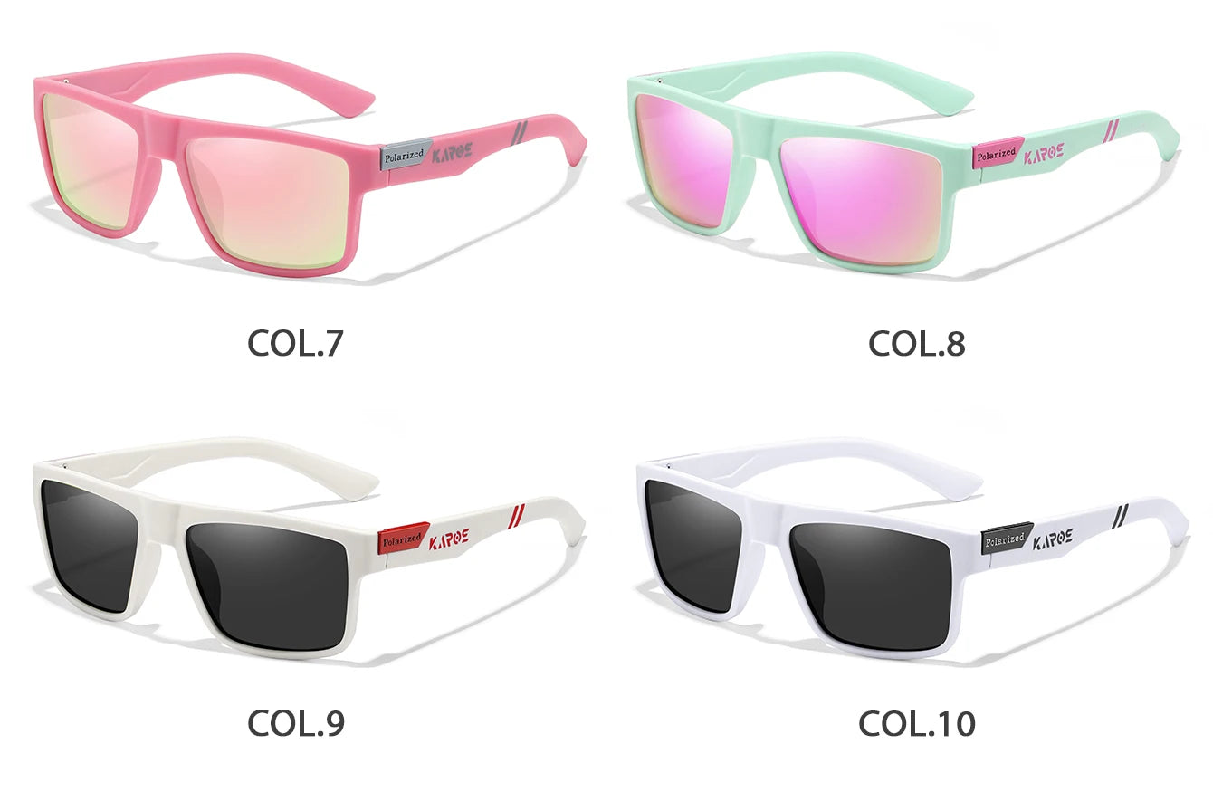 Karos Men's Polarized Sunglasses Square Casual Outdoors Sun Glasses Women Unisex Sunglass Sports Driving Fishing UV400 Eyewear