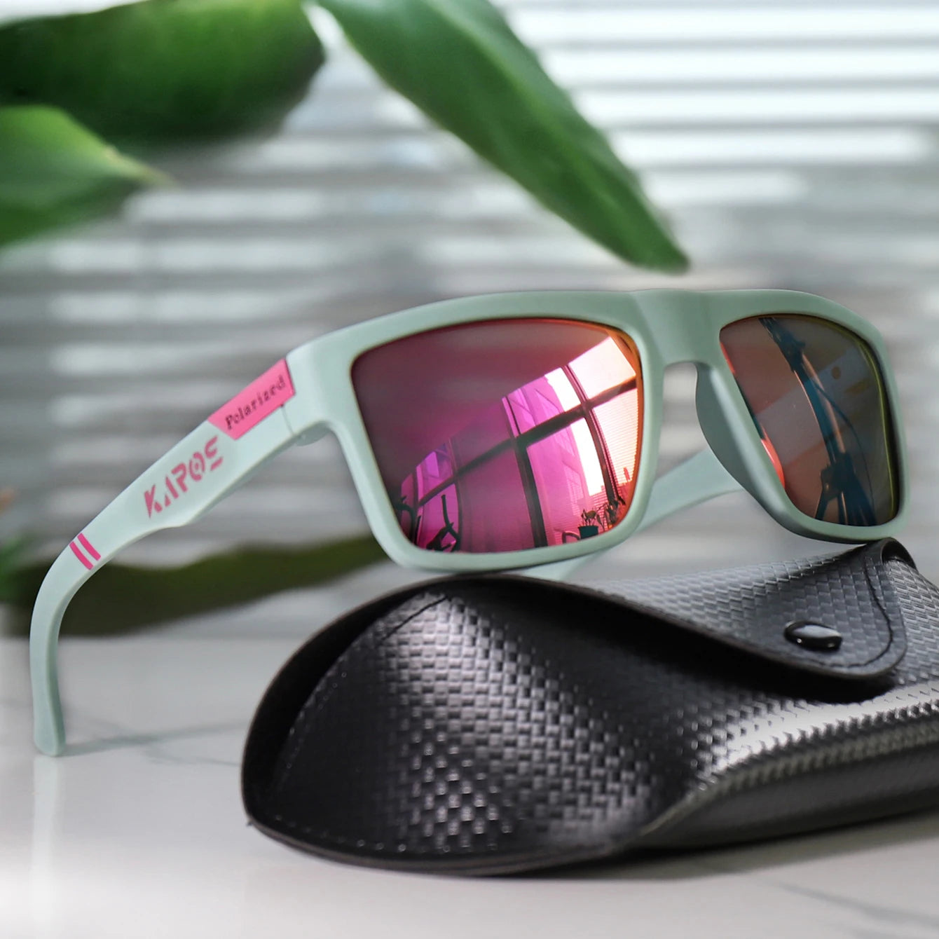 Karos Men's Polarized Sunglasses Square Casual Outdoors Sun Glasses Women Unisex Sunglass Sports Driving Fishing UV400 Eyewear