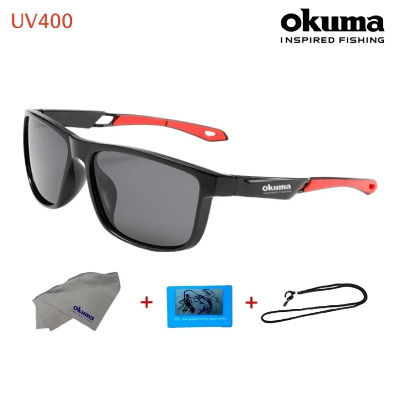 Okuma Fashion Polarized Glasses UV400, UV resistant, anti glare, strong light, suitable for cycling, driving, fishing, etc