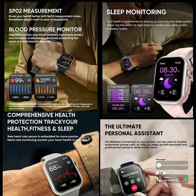 Xiaomi New Watch Ultra 2 SE Men 1000mAh Battery 3D dynamic HD AMOLED Display Call GPS IP68 Sport Smart bracelet For IOS Android