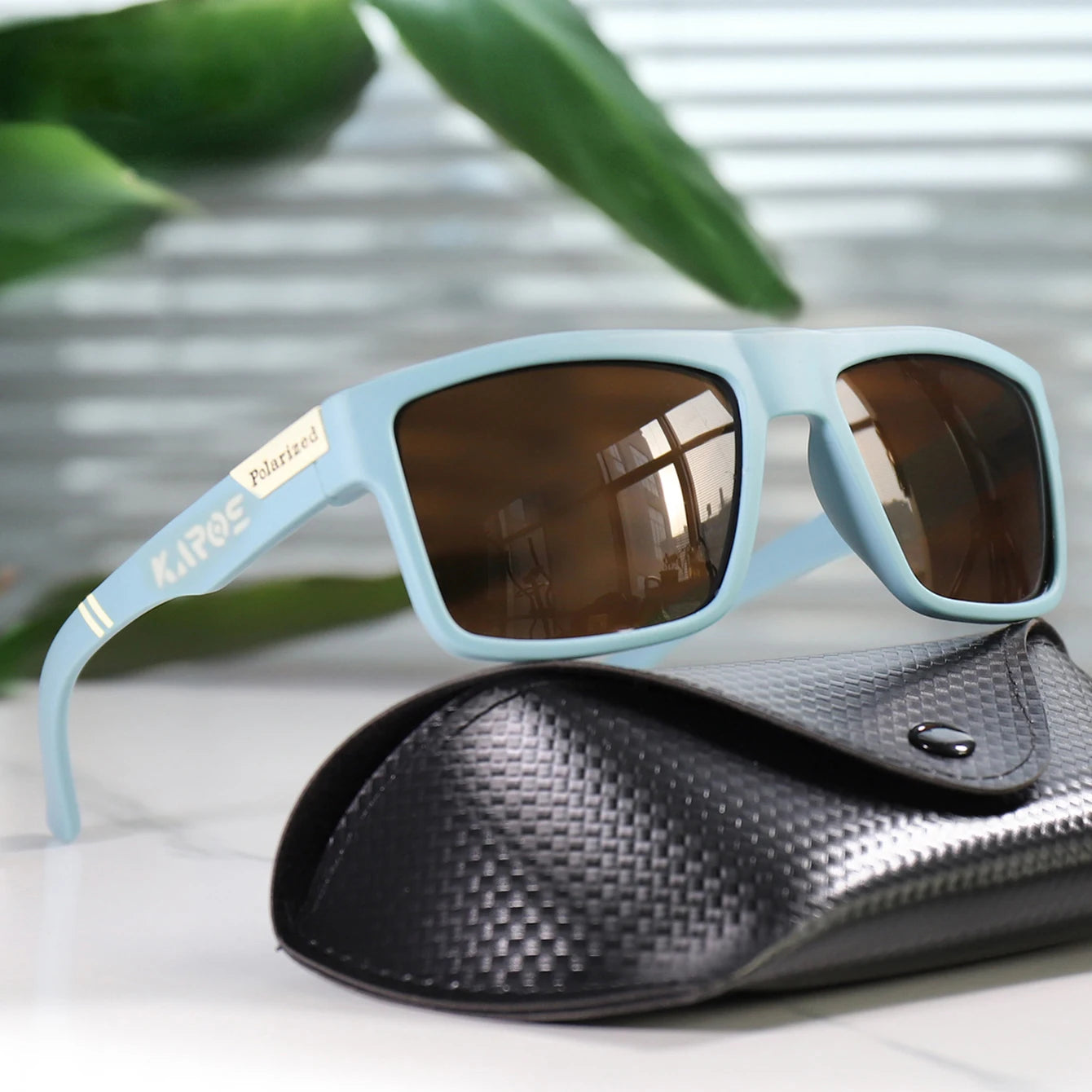 Karos Men's Polarized Sunglasses Square Casual Outdoors Sun Glasses Women Unisex Sunglass Sports Driving Fishing UV400 Eyewear