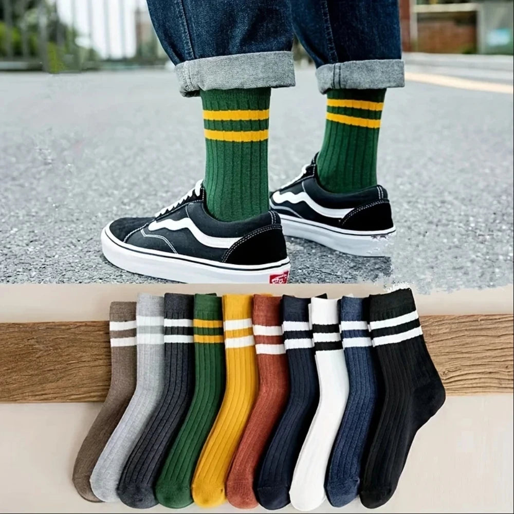 Men's fashion warm thickened padded comfortable casual socks, men's outdoor winter wear must have