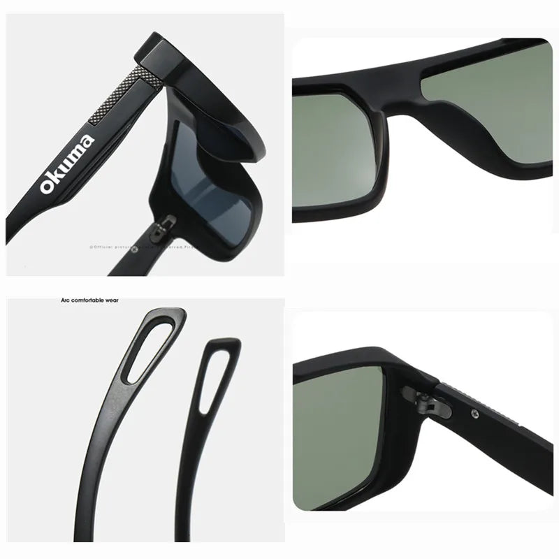 Okuma polarized fishing sunglasses UV400 men's and women's outdoor sports cycling hunting driving sunglasses 6 colors available
