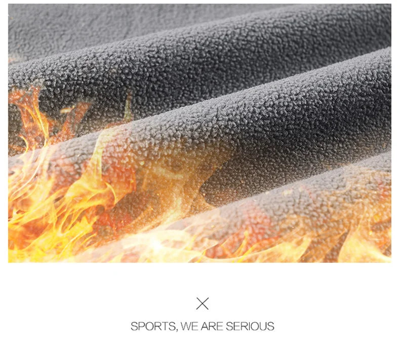 thick Fleece Padded Jacket Men's Autumn Winter Casual Anti-freezing Warm Hooded Coat Polar Cold Fleece Clothing Skiing Jackets