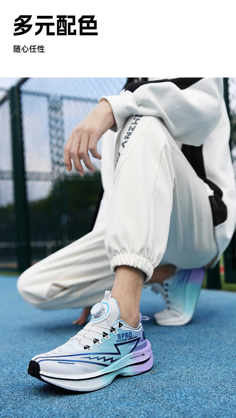 NEW Men Sports Running Shoes Off Marathon Breathable Light Comfortable Women Athletic Sneakers Race Jogging Tenis Air Cushion