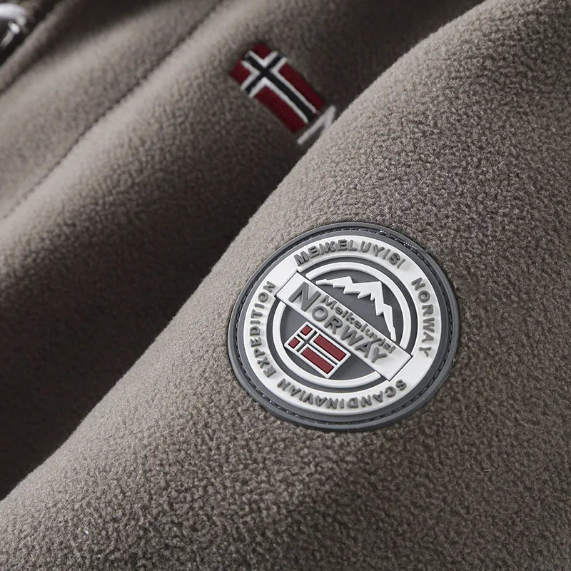 FGKKS 2023 Brand Casual Jacket For Men Thickened Wool Jacket High Quality Design Warm Fashion Jacket Male