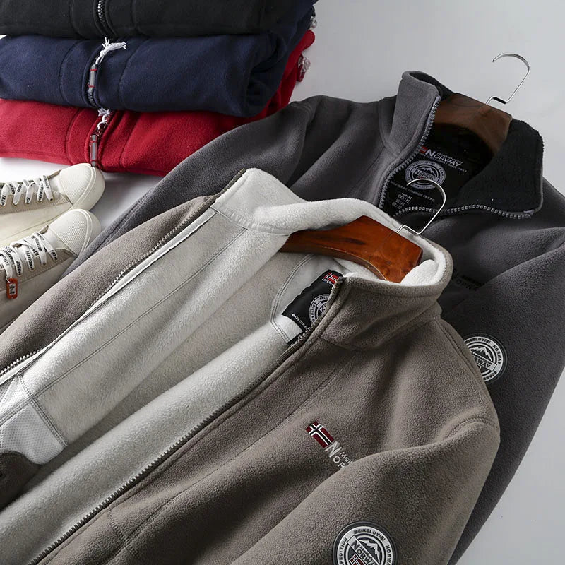 FGKKS 2023 Brand Casual Jacket For Men Thickened Wool Jacket High Quality Design Warm Fashion Jacket Male