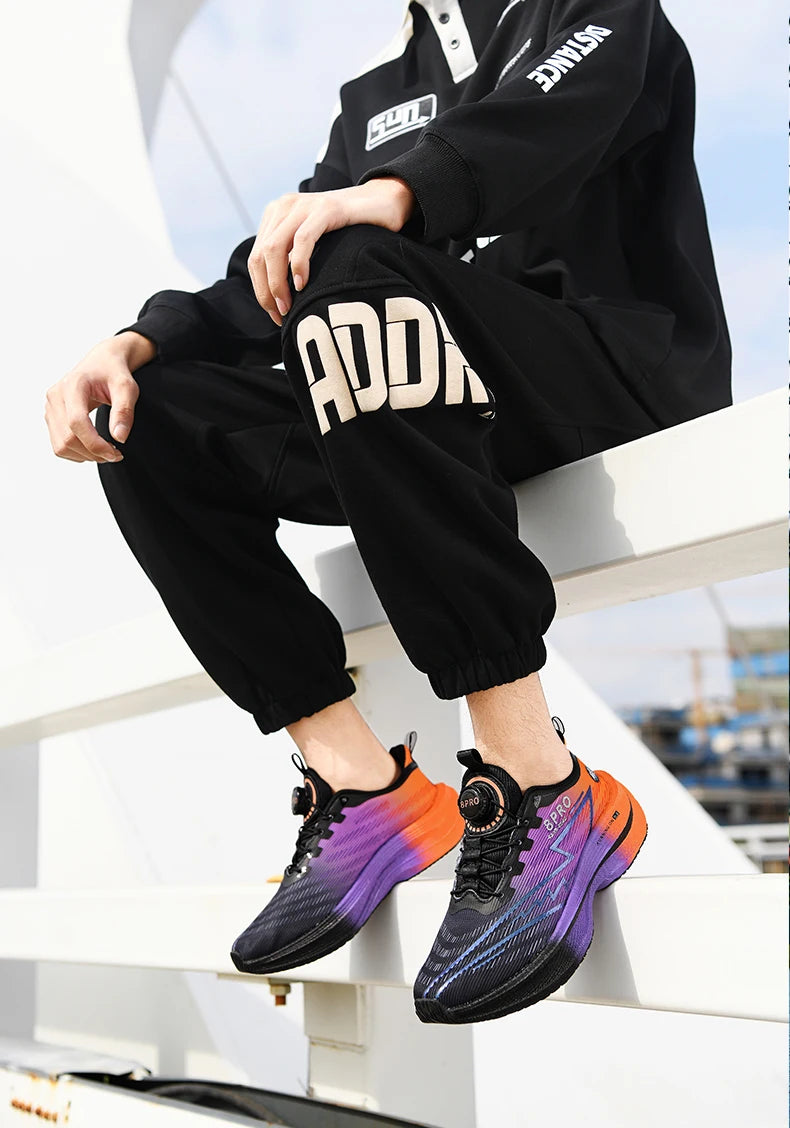 NEW Men Sports Running Shoes Off Marathon Breathable Light Comfortable Women Athletic Sneakers Race Jogging Tenis Air Cushion