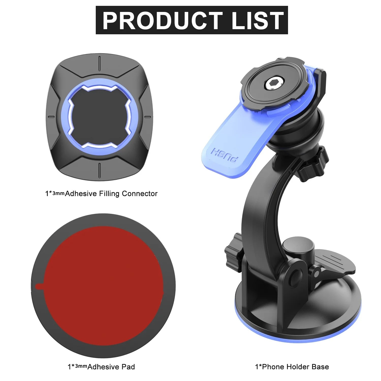 Car Phone Holder Mount Stand Sucker Suction Cup Air Vent Smartphone Mobile Cell Support in Car Bracket for iPhone Samsung Xiaomi