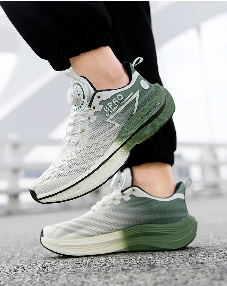 NEW Men Sports Running Shoes Off Marathon Breathable Light Comfortable Women Athletic Sneakers Race Jogging Tenis Air Cushion