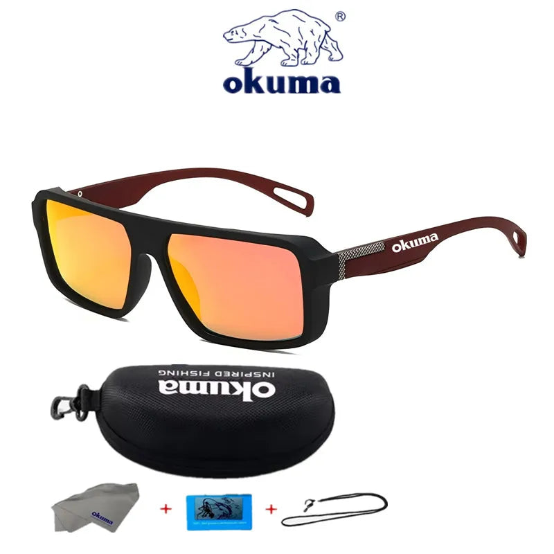 Okuma polarized fishing sunglasses UV400 men's and women's outdoor sports cycling hunting driving sunglasses 6 colors available