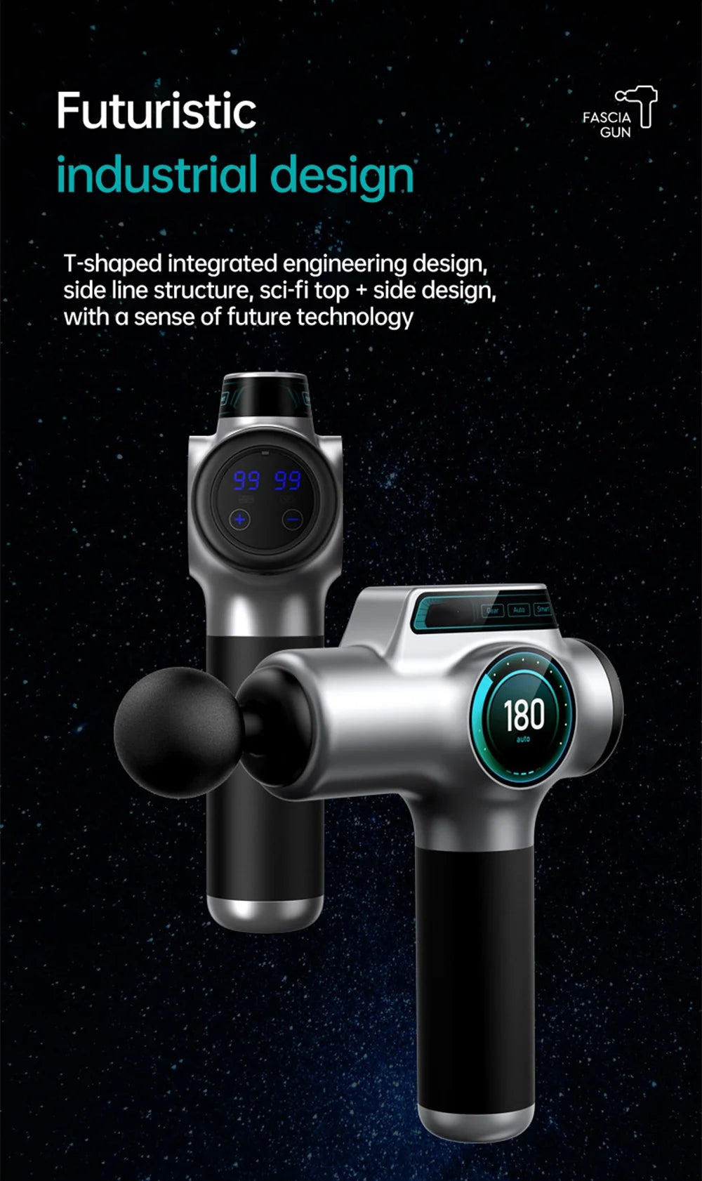 99 Speed Professional Muscle Massage Gun Massager Massager for Neck and Back Massage Instrument Dropshipping Fitness Equipment