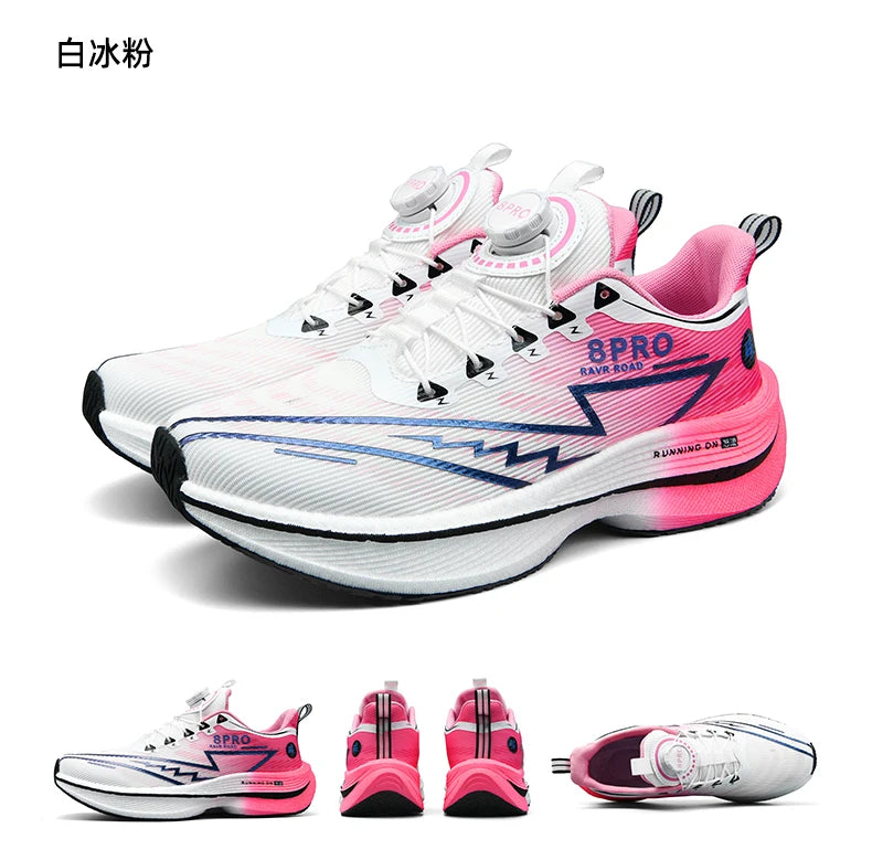 NEW Men Sports Running Shoes Off Marathon Breathable Light Comfortable Women Athletic Sneakers Race Jogging Tenis Air Cushion