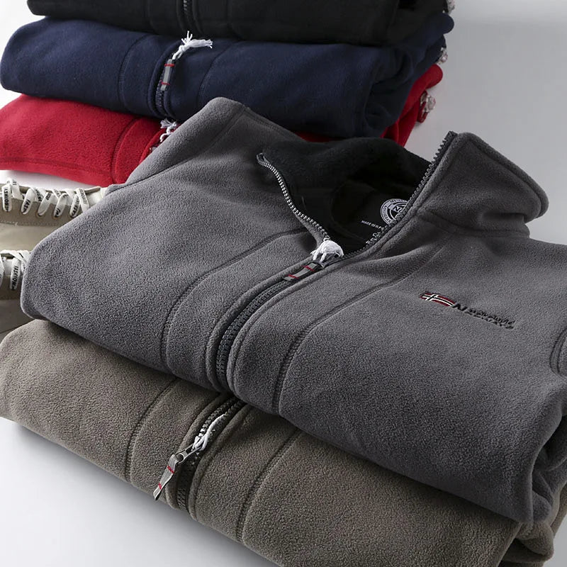 FGKKS 2023 Brand Casual Jacket For Men Thickened Wool Jacket High Quality Design Warm Fashion Jacket Male