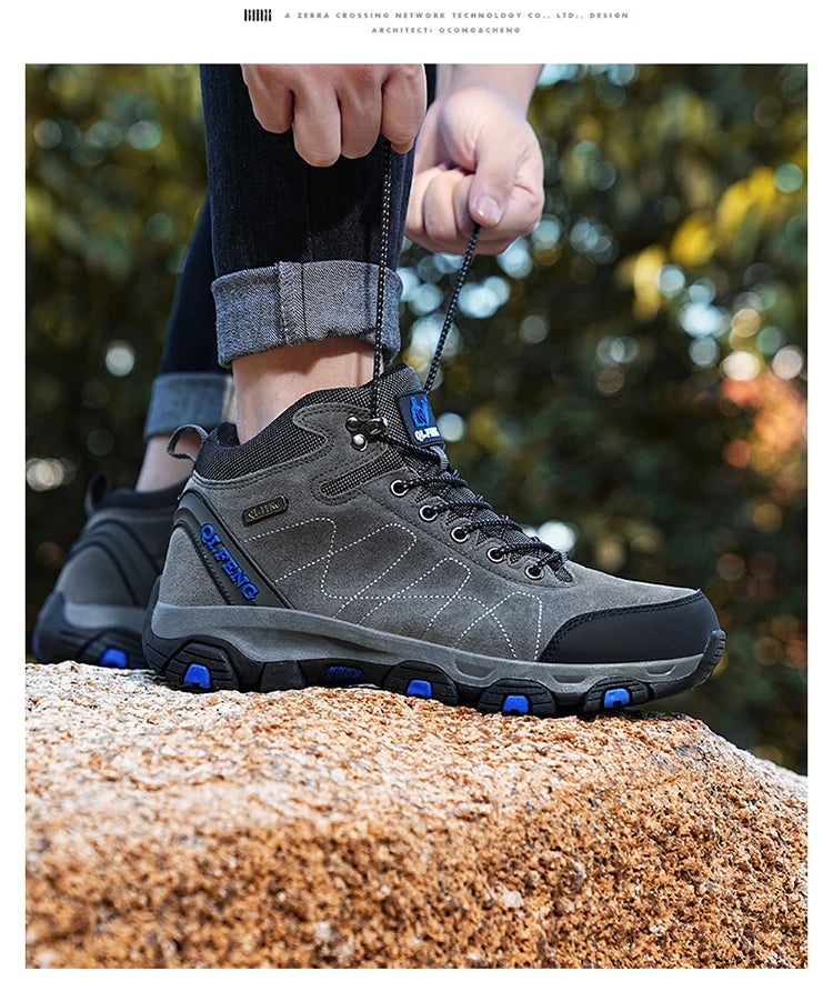 Men Women Outdoor Sports Hiking boots for Couple Autumn Winter Ankle Boot For Man Keep Warm Sneaker Shoe New Arrivial Classic