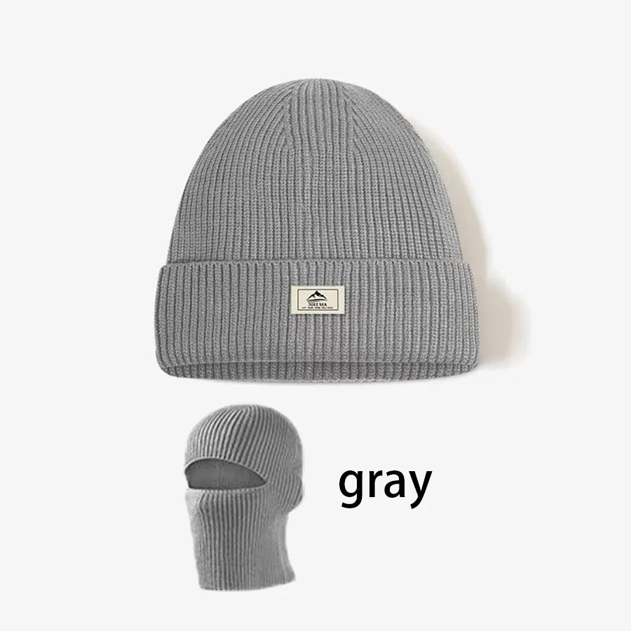 Winter Maple Leaf Hat Men's Knitted Wool Beanies Men Hip-Hop Cap Caps Skullies Hats For Women Skullies Bonnet Unisex Hat Men