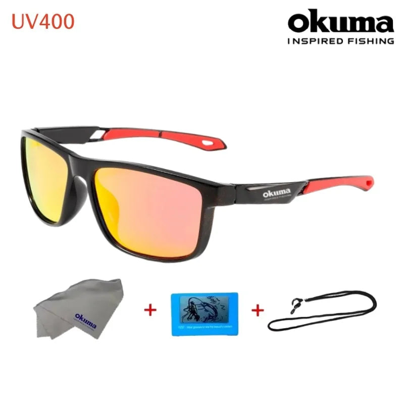 Okuma Fashion Polarized Glasses UV400, UV resistant, anti glare, strong light, suitable for cycling, driving, fishing, etc