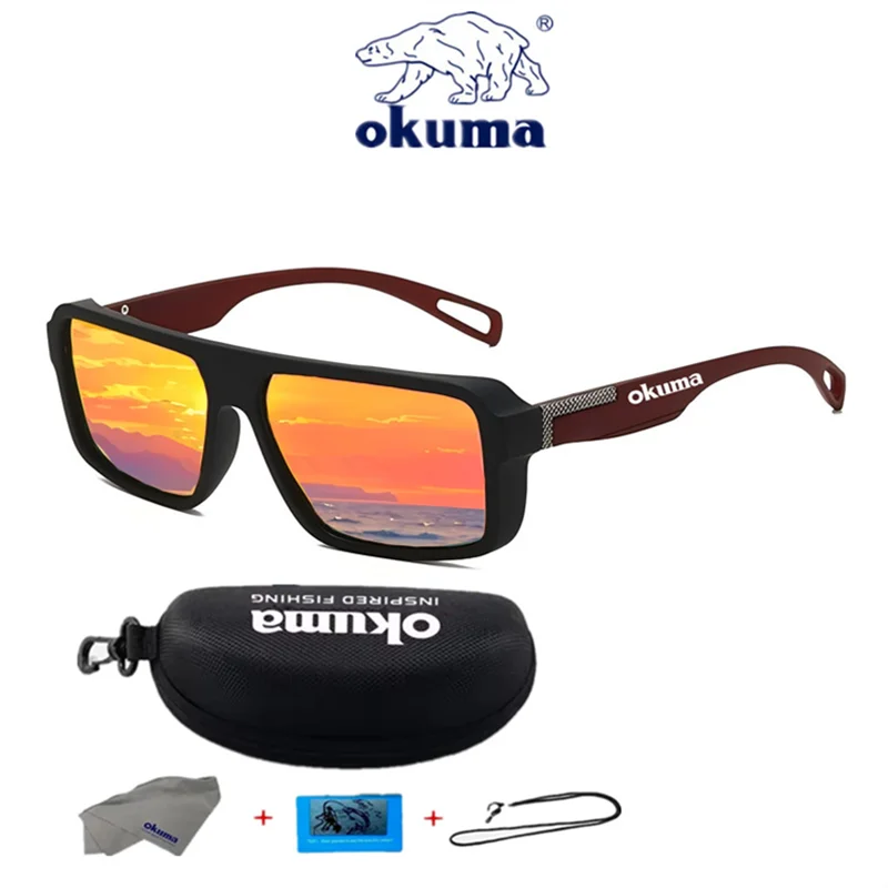Okuma polarized fishing sunglasses UV400 men's and women's outdoor sports cycling hunting driving sunglasses 6 colors available