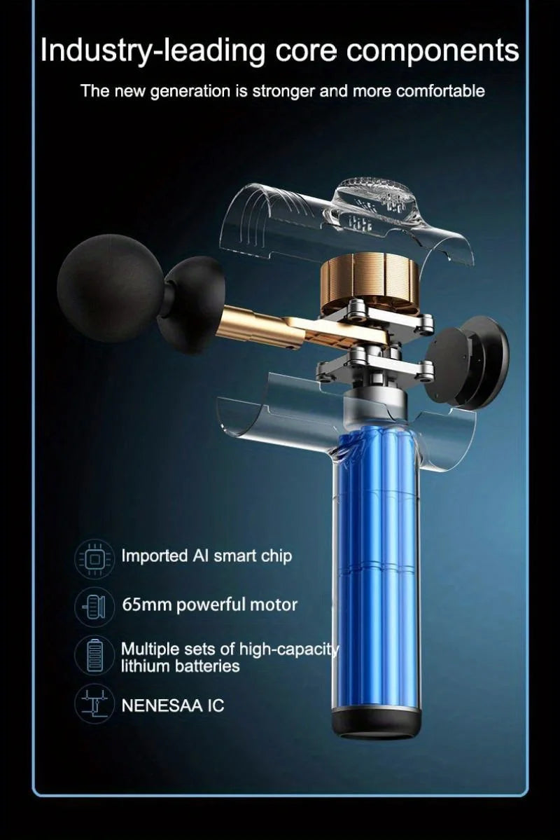 99 Speed Professional Muscle Massage Gun Massager Massager for Neck and Back Massage Instrument Dropshipping Fitness Equipment