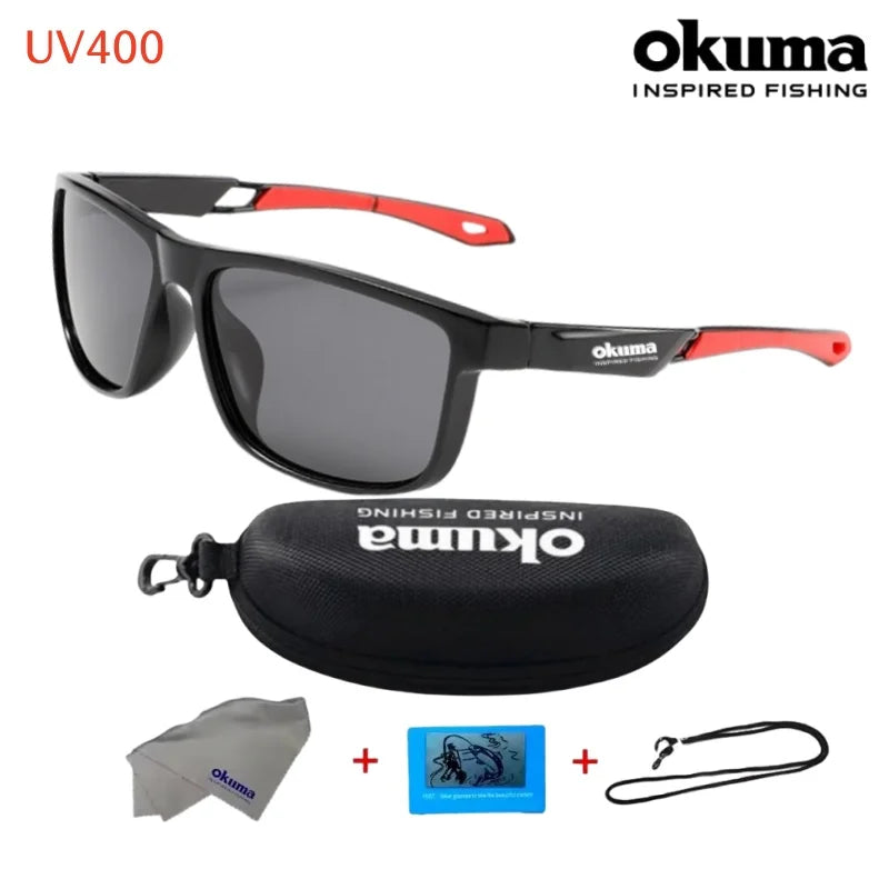 Okuma Fashion Polarized Glasses UV400, UV resistant, anti glare, strong light, suitable for cycling, driving, fishing, etc