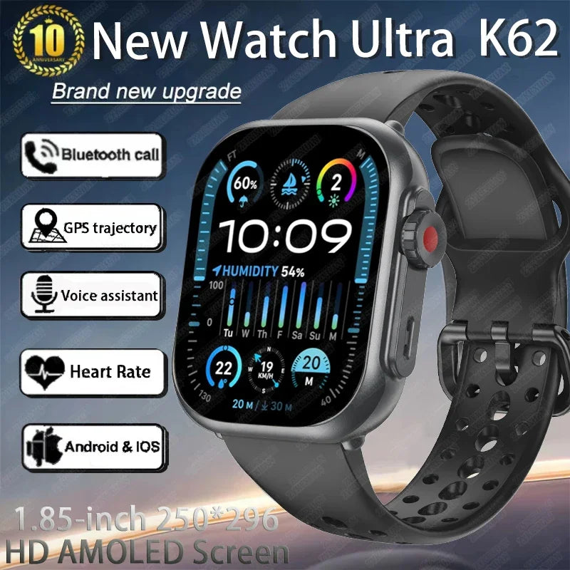 Xiaomi New Watch Ultra 2 SE Men 1000mAh Battery 3D dynamic HD AMOLED Display Call GPS IP68 Sport Smart bracelet For IOS Android