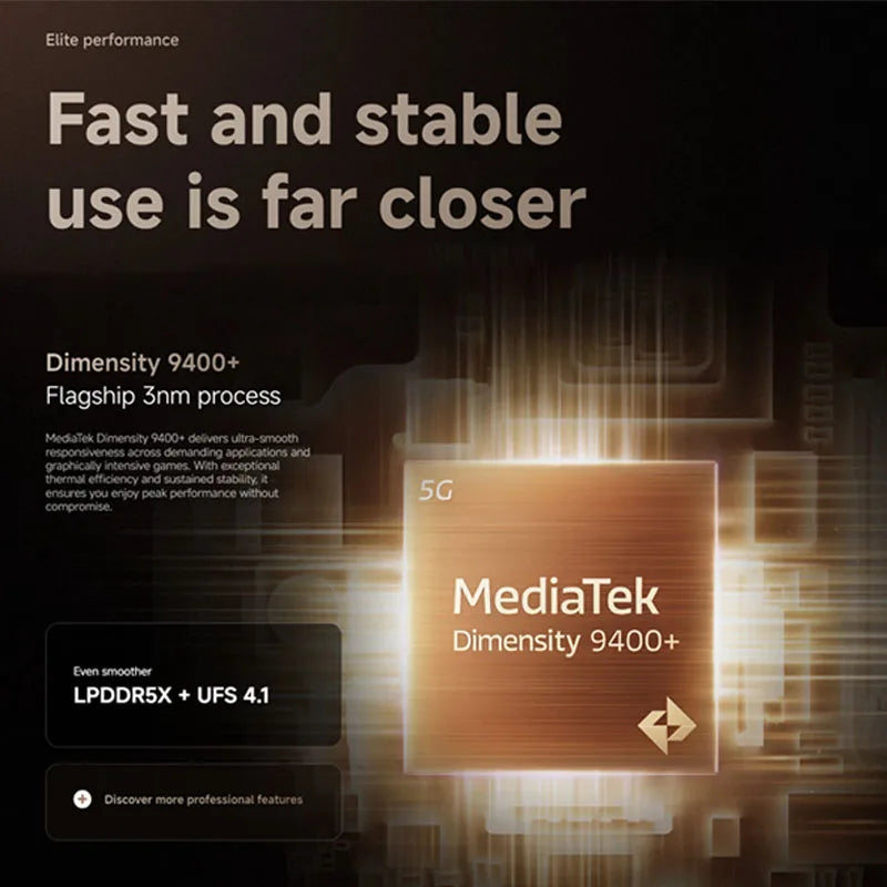 Global Version Xiaomi 15T Pro MediaTek Dimensity 9400+ Processor Smartphone 6.83" 144Hz Eye-care Display 50MP Leica Summilux Optical Triple Lens 5500mAh (typ) Large Battery 90W Wired and 50W Wireless HyperCharge Xiaomi Cellph