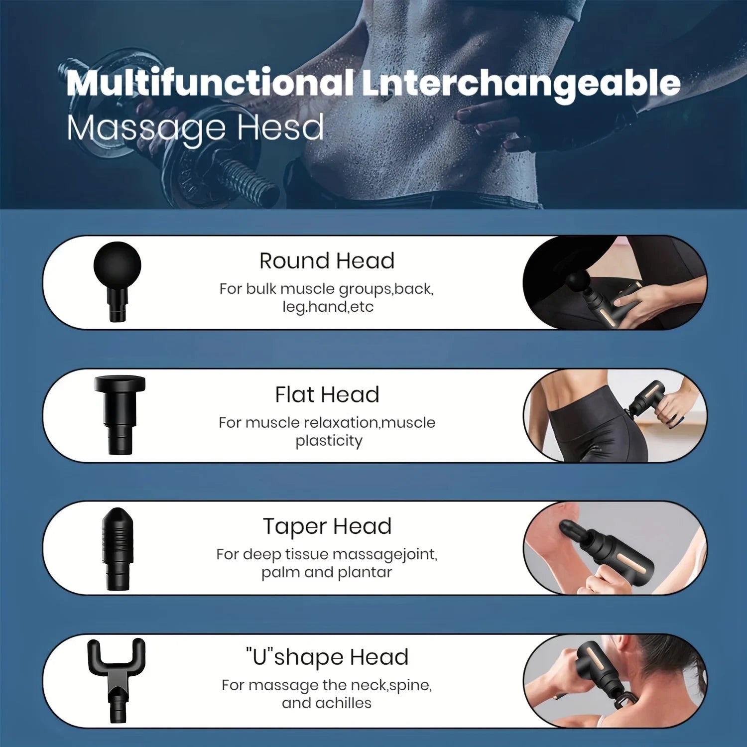 99 Speed Professional Muscle Massage Gun Massager Massager for Neck and Back Massage Instrument Dropshipping Fitness Equipment