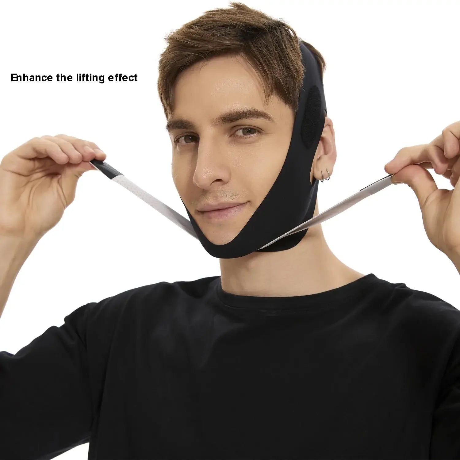 V Shaped Face Mask Chin strap for sleeping and Sagging Chin Strap for Men